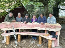 Team with the new Peace or Clearing Bench